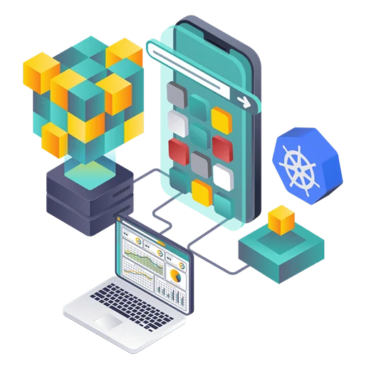 E-commerce AI-powered platform banner mockup
