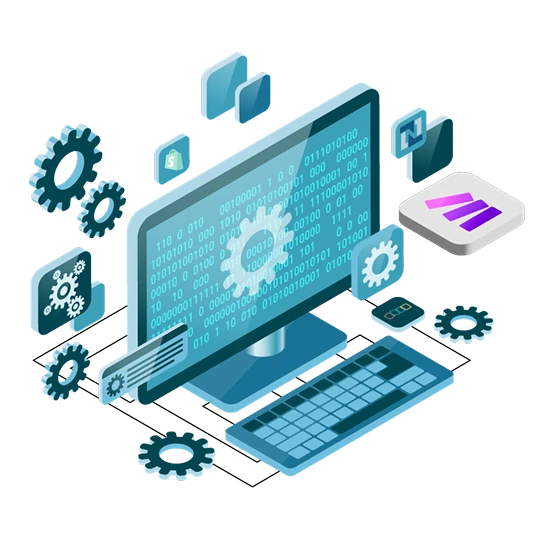 Make workflow automation banner mockup