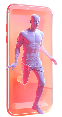 Mobile application development right banner mockup