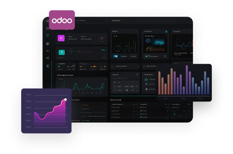 Odoo consulting services banner mockup