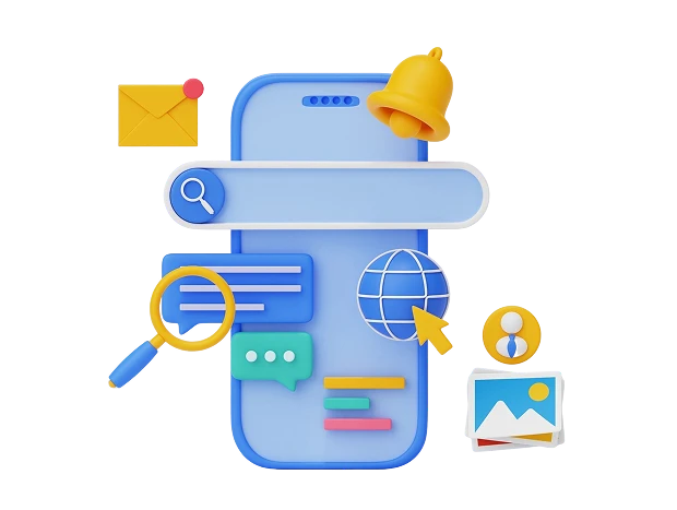Cross-platform development banner mockup